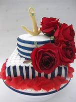 nautical theme birthday cake